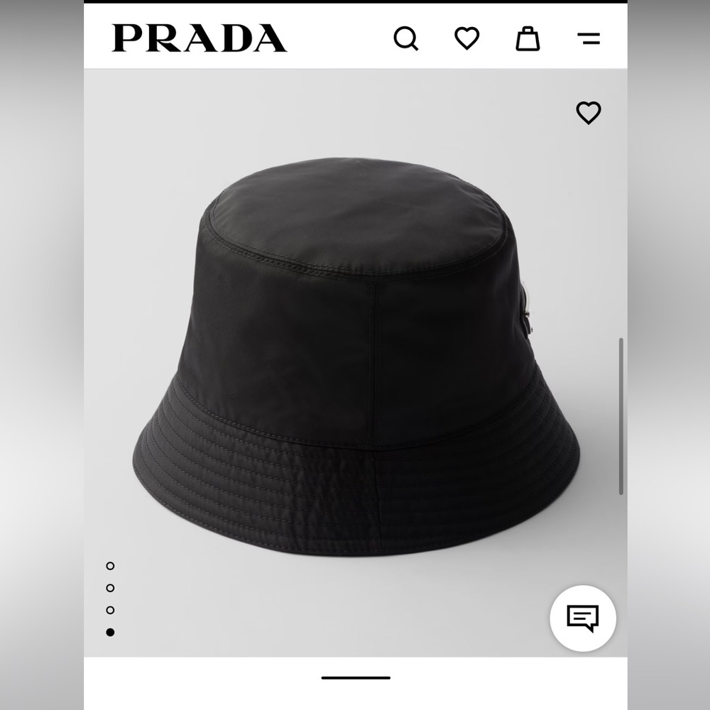 Black Re-Nylon Bucket Hat